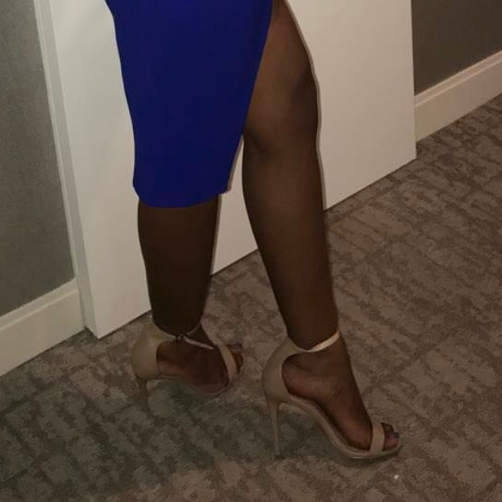 cream heels